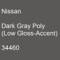 Preview: Nissan, Dark Gray Poly (Low Gloss-Accent), 34460.